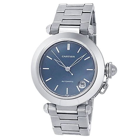 cartier pasha blue dial 2324 pb20369|pasha de cartier.